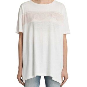 AllSaints Lanka Cori Long Tee Top NWT Price $38 Size M/L NWT